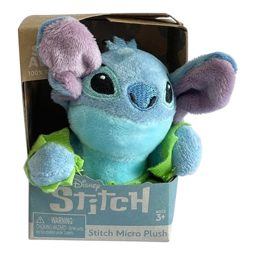 RE-softables Disney Stitch-Stitch Micro Plush with Grass Skirt