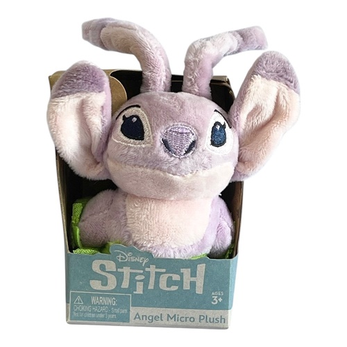 RE-softables Disney Stitch-Angel Micro Plush with Grass Skirt
