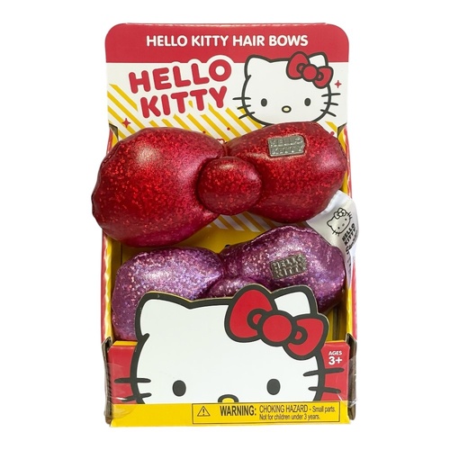 Hello Kitty Hair Bows - 2 Pack