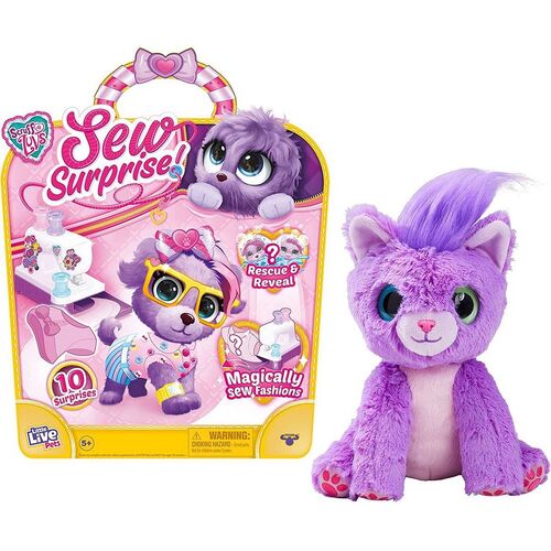Little Live Pets Scruff-A-Luv Sew Surprise Purple