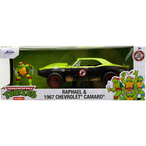 Jada Teenage Mutant Ninja Turtles Raphael & 1967 Chevrolet Camaro