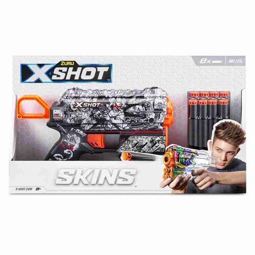 Zuru X-Shot Skins Flux Illustrate Blaster