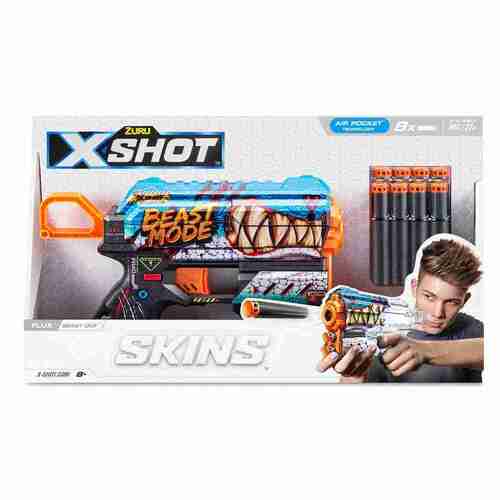 Zuru X-Shot Skins Flux Beast Out Blaster