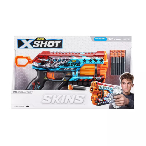 Zuru X-Shot Skins Griefer Apocalypse & 12 Darts