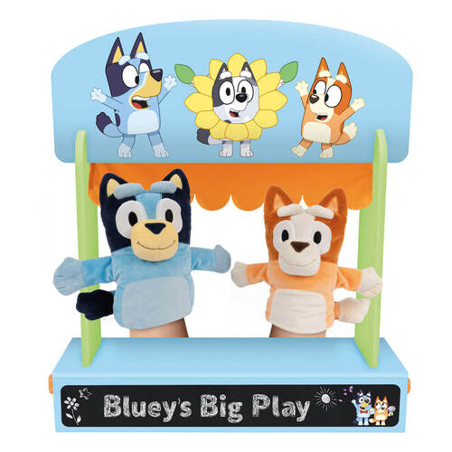 Bluey Wooden Tabletop Puppet Theatre