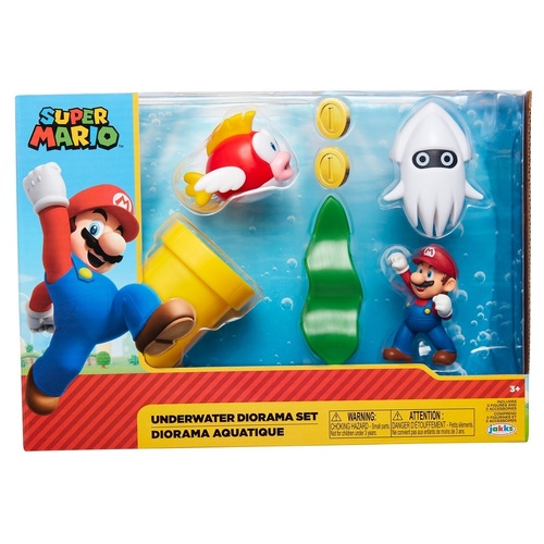 Nintendo Super Mario 2.5" Underwater Diorama