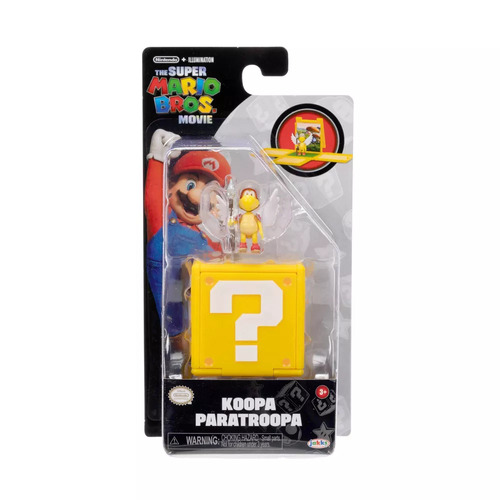 The Super Mario Bros. Movie Mario Mini Koopa Paratroopa with Question Block