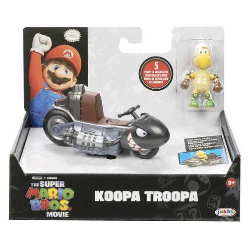 The Super Mario Bros. Movie Koopa Troopa With Kart Figure