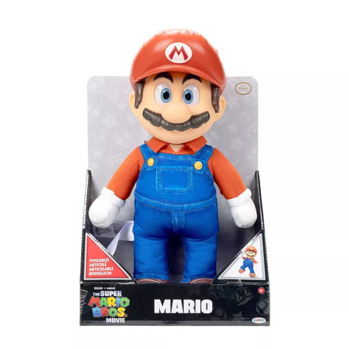 The Super Mario Bros. Movie Mario Poseable Plush