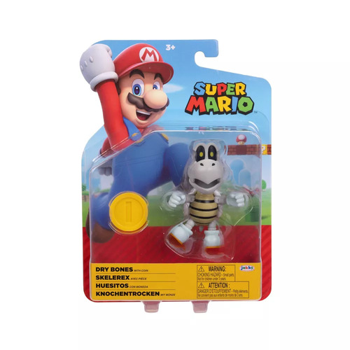 Nintendo Super Mario Dry Bones with Coin Action Figure