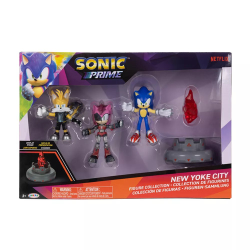 Sonic Prime New Yoke City Figure Collection 2.5"