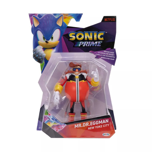 Sonic Prime Mr. Dr. Eggman New Yoke City Action Figure