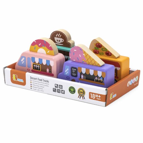 Wooden Dessert Food Trucks