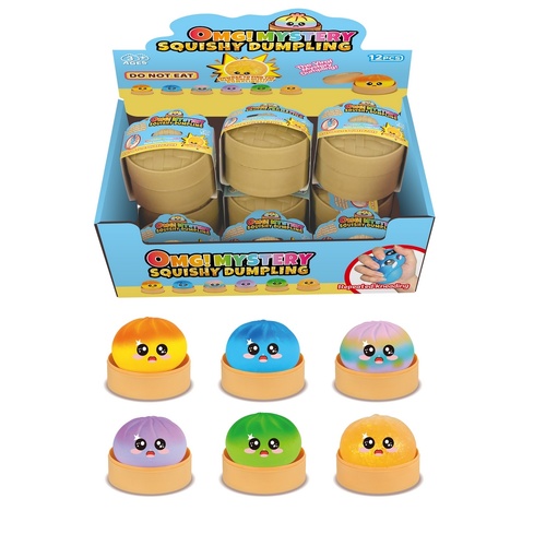 Squishy Mystery Rainbow Dumpling 8.5cm – Randomly Selected