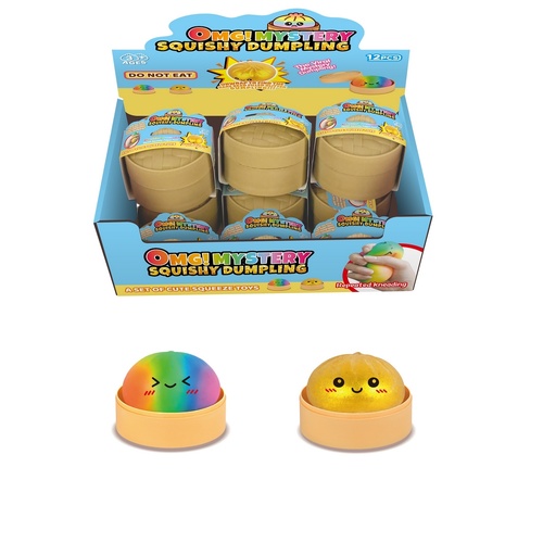 Squishy Mystery Multi-Colour 8.5cm Dumpling Randomly Selected
