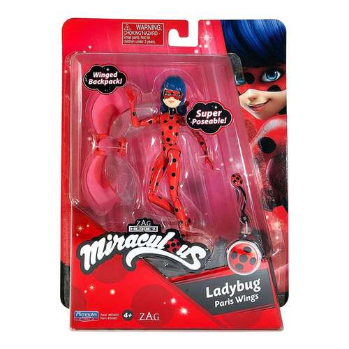 Miraculous Small Doll Ladybug Paris Wings