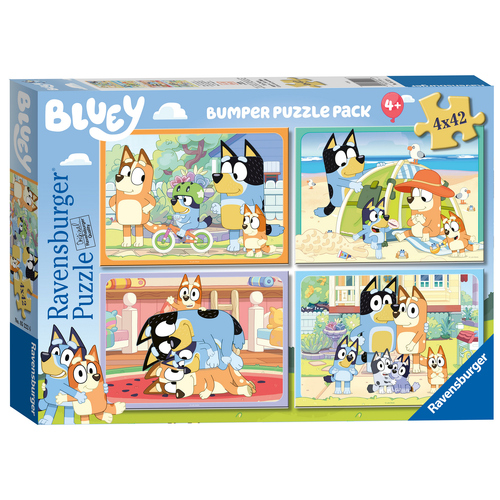 Ravensburger Bluey Bumper Puzzle Pack 4x42 piece 