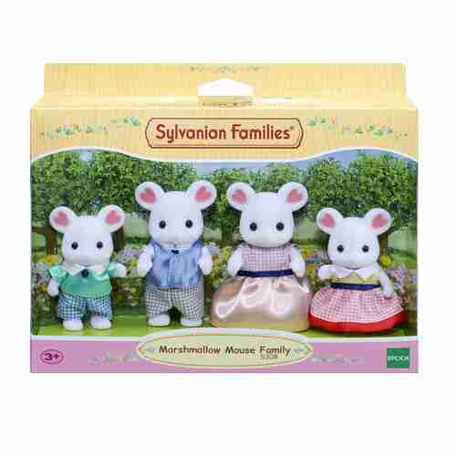 Sylvanian Families Marshmallow Mouse Family