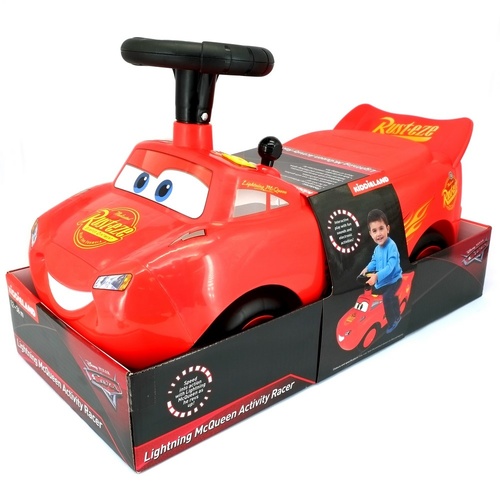 Kiddieland Disney Pixar Cars Lightning McQueen Activity Racer Ride On