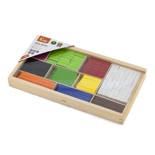 Maths Blocks Cuisenaire Rods 308Pc