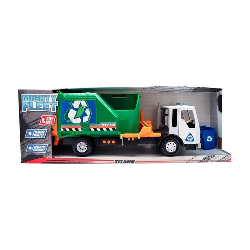 Mighty Fleet Titans Go Green Garbage Truck
