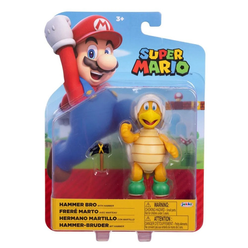 Nintendo Super Mario 10cm Hammer Bro with Hammer Action Figure