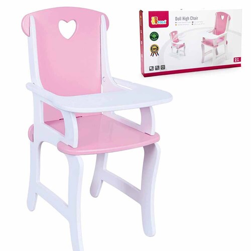 Viga Wooden Doll High Chair