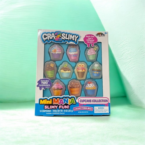 CRA-Z-SLIMY MINI MANIA SLIMY FUN - CUPCAKE COLLECTION
