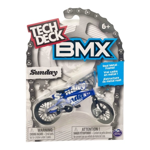 Tech Deck BMX Sunday Real Metal Frame Finger Bike