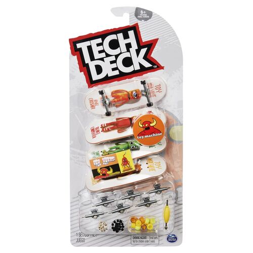 Tech Deck Fingerboards Toy Machine 4 Pack