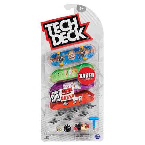 Tech Deck Ultra DLX 4 Pack Baker Skateboards