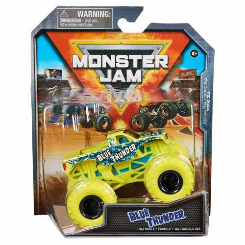 Monster Jam 1:64 Blue Thunder #34