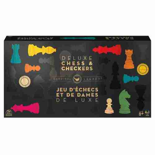 Deluxe Chess & Checker Set