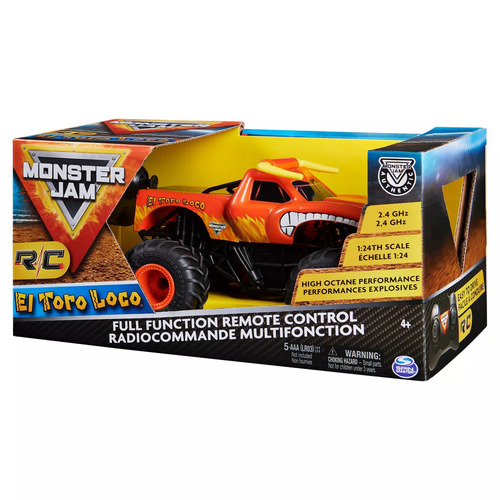 Monster Jam Remote Control 1:24 El Toro Loco