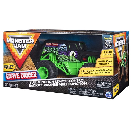 Monster Jam Remote Control 1:24 Grave Digger