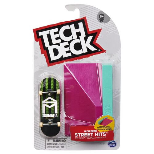 Tech Deck Street Hits Sk8mafia Skateboard & Pyramid Ledge