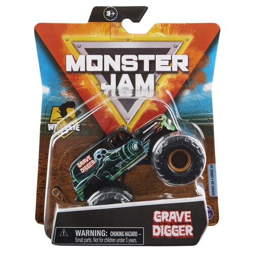 Monster Jam Wheelie Bar Grave Digger 1:64 Truck