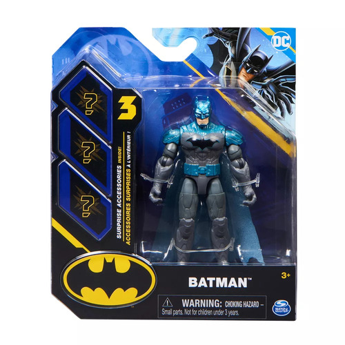 DC Batman Figure 10cm & 3 Surprise Accessories