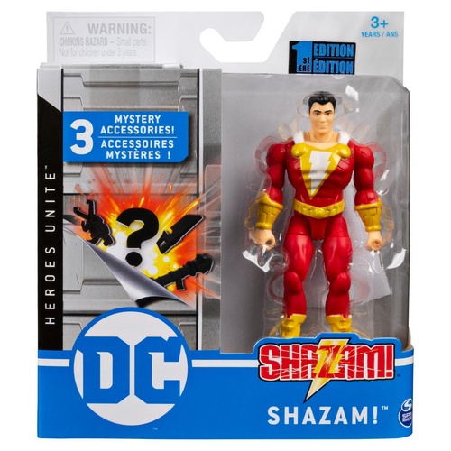 Shazam Figure 10cm + Mystery Accessories