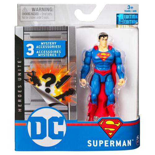 DC Superman 10cm & Mystery Accessories Ver 1