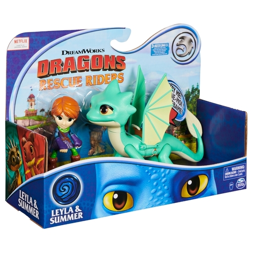 Dragons Rescue Riders Leyla & Summer Figures