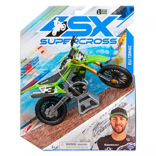 SX Supercross Motorcycle 1:10 Eli Tomac