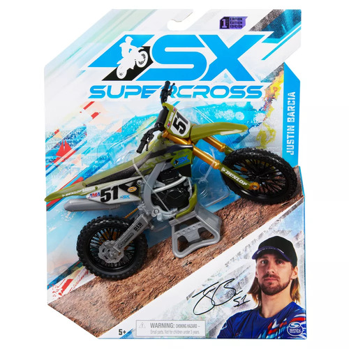 SX Supercross Motorcycle 1:10 Justin Barcia