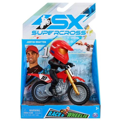 SX Supercross Race & Wheelie Justin Brayton
