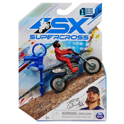 SX Supercross 1:24 Die Cast Motorcycle Justin Barcia