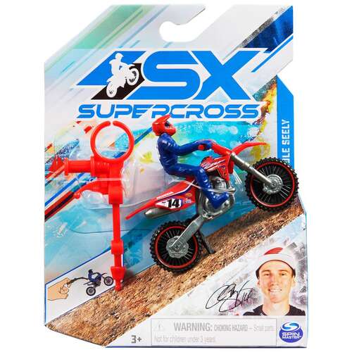 SX Supercross 1:24 Die Cast Motorcycle Cole Seely