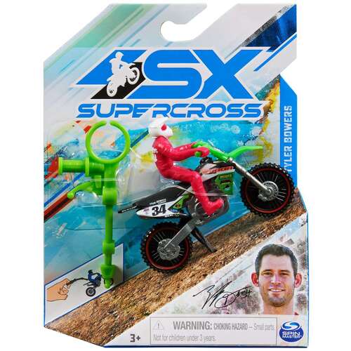 SX Supercross 1:24 Die Cast Motorcycle Tyler Bowers