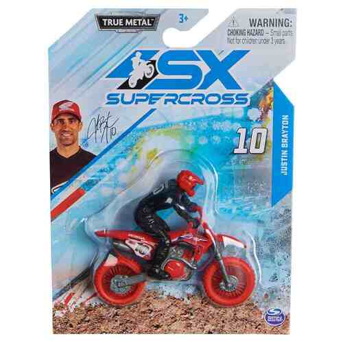 SX Supercross 1:24 Die Cast Justin Brayton