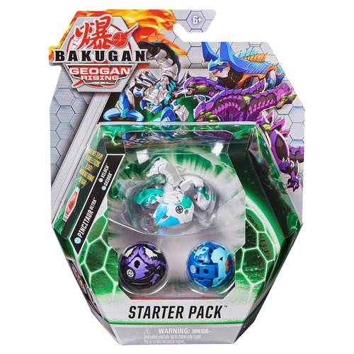 Bakugan Geogan Rising Starter Pack Pincitaur Ultra Viloch Oxidox