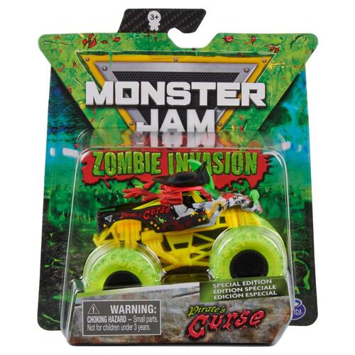 Monster Jam Zombie Invasion Pirates Curse 1:64 Truck